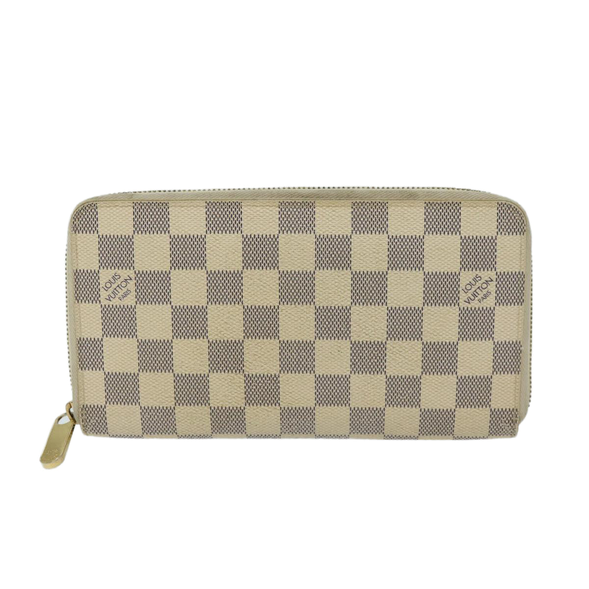 LOUIS VUITTON Damier Azur Zippy Organizer Long Wallet N60012 LV Auth am5977