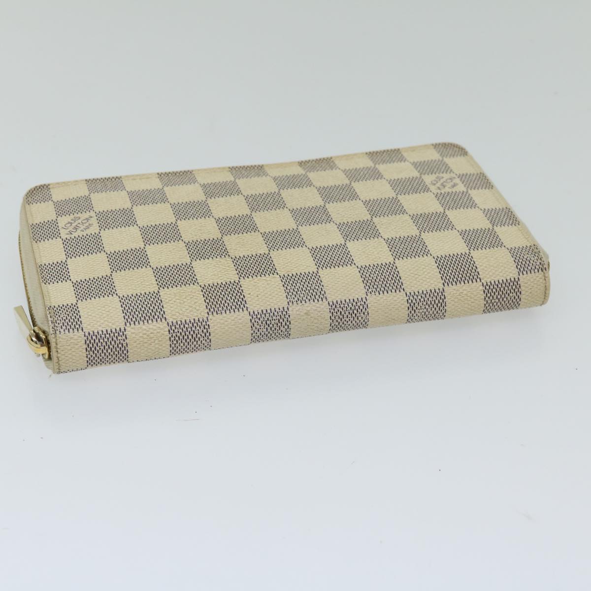 LOUIS VUITTON Damier Azur Zippy Organizer Long Wallet N60012 LV Auth am5977