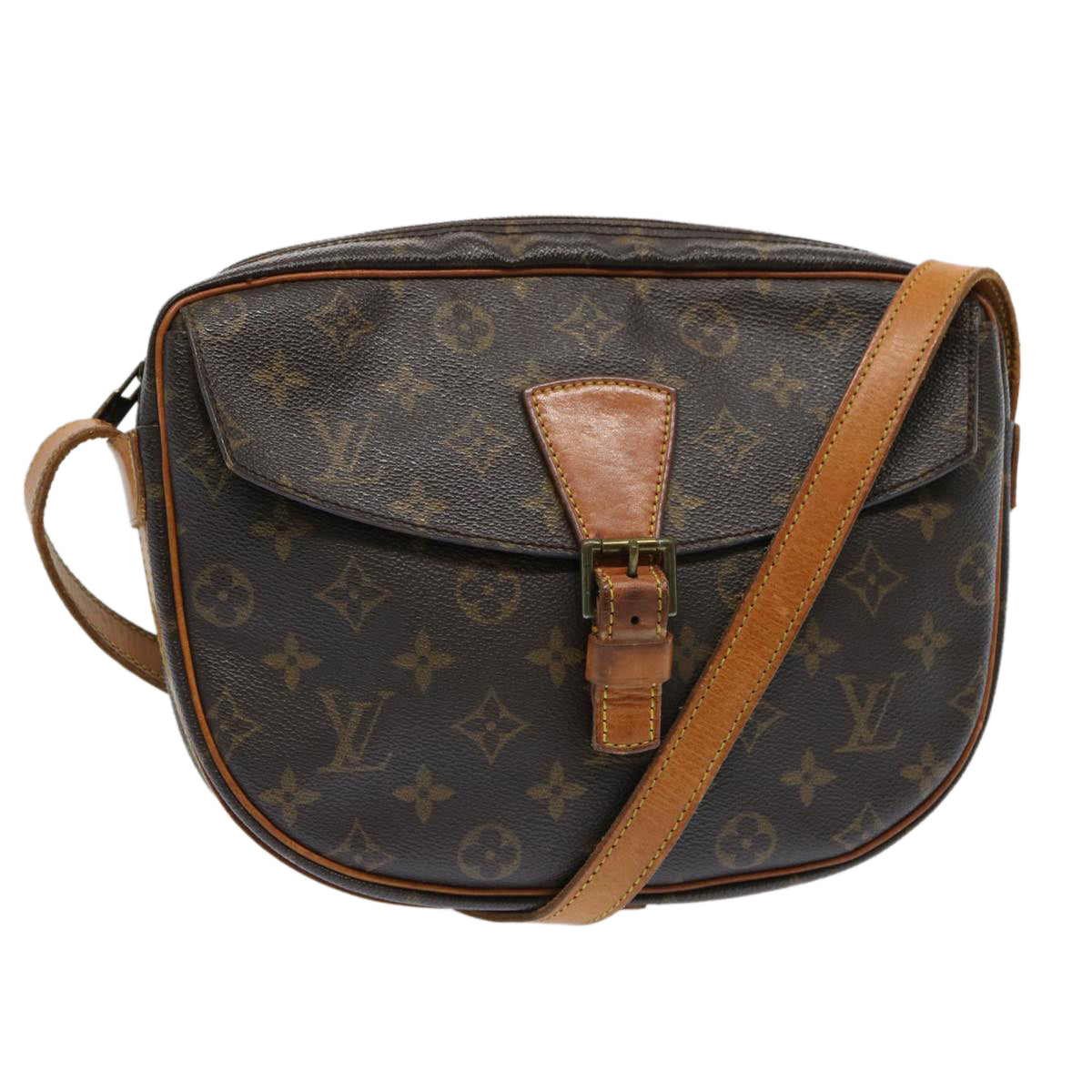 LOUIS VUITTON Monogram Jeune Fille GM Shoulder Bag M51225 LV Auth am5992