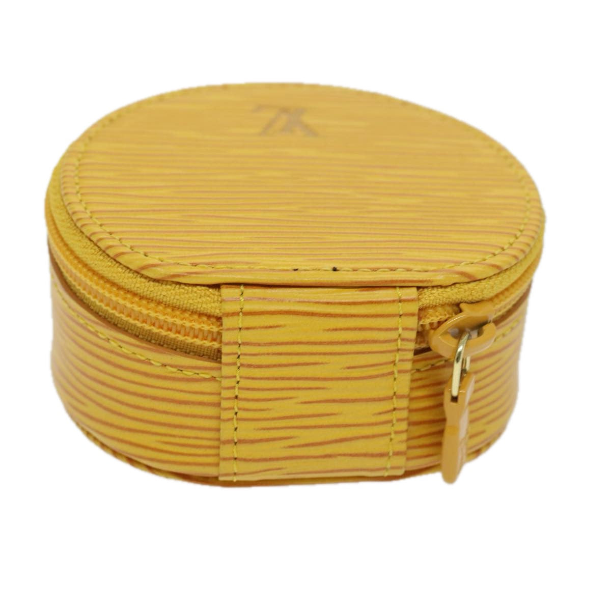 LOUIS VUITTON Epi Echran Bijoux 8 Jewelry Box Yellow M48229 LV Auth am6002 - 0