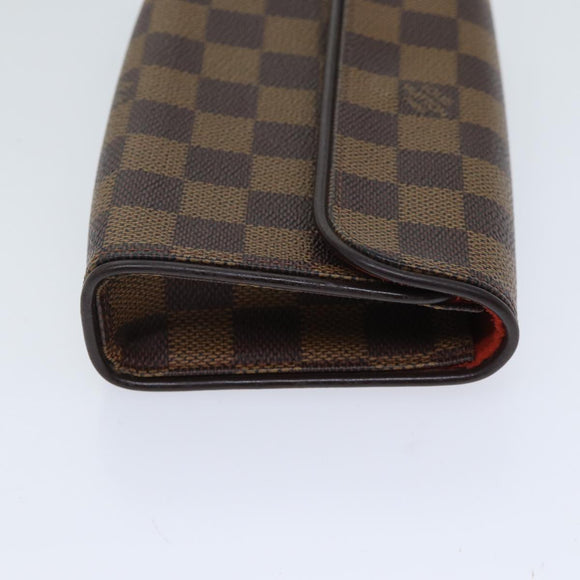 LOUIS VUITTON Damier Ebene Pochette Florentine Waist Bag N51856 LV Auth am6004