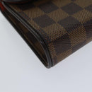 LOUIS VUITTON Damier Ebene Pochette Florentine Waist Bag N51856 LV Auth am6004-14