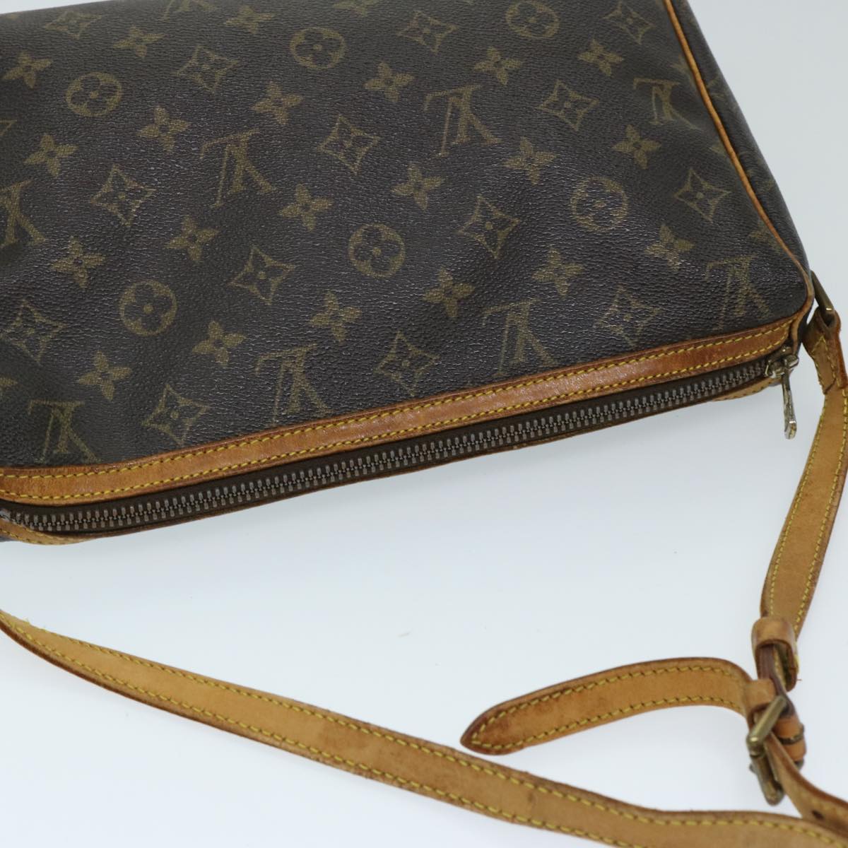 LOUIS VUITTON Monogram Tulle Lee Shoulder Bag M51348 LV Auth am6006