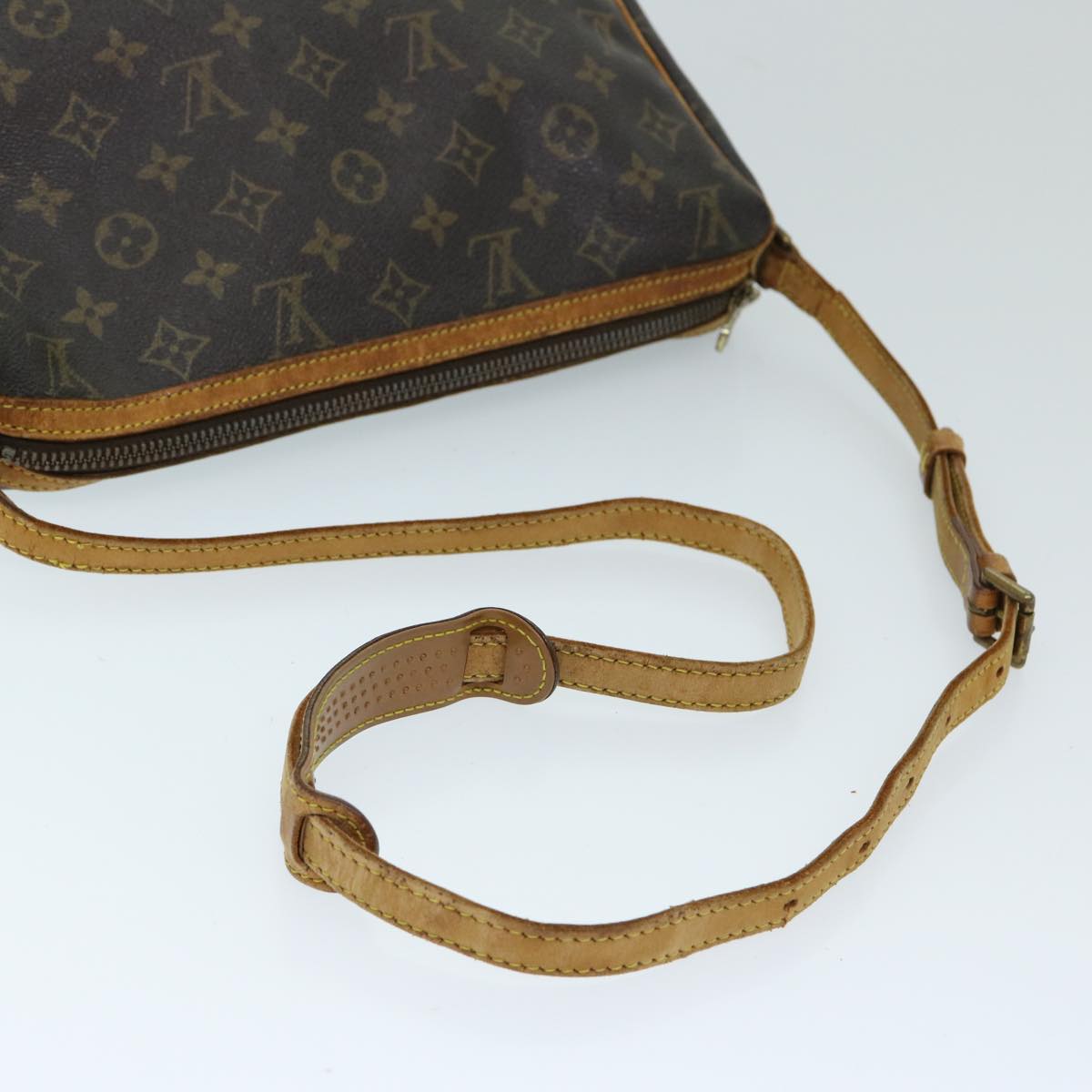 LOUIS VUITTON Monogram Tulle Lee Shoulder Bag M51348 LV Auth am6006