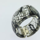 CHANEL COCO Mark Bracelet Black CC Auth am6015-7