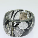 CHANEL COCO Mark Bracelet Black CC Auth am6015-5