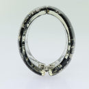 CHANEL COCO Mark Bracelet Black CC Auth am6015-6