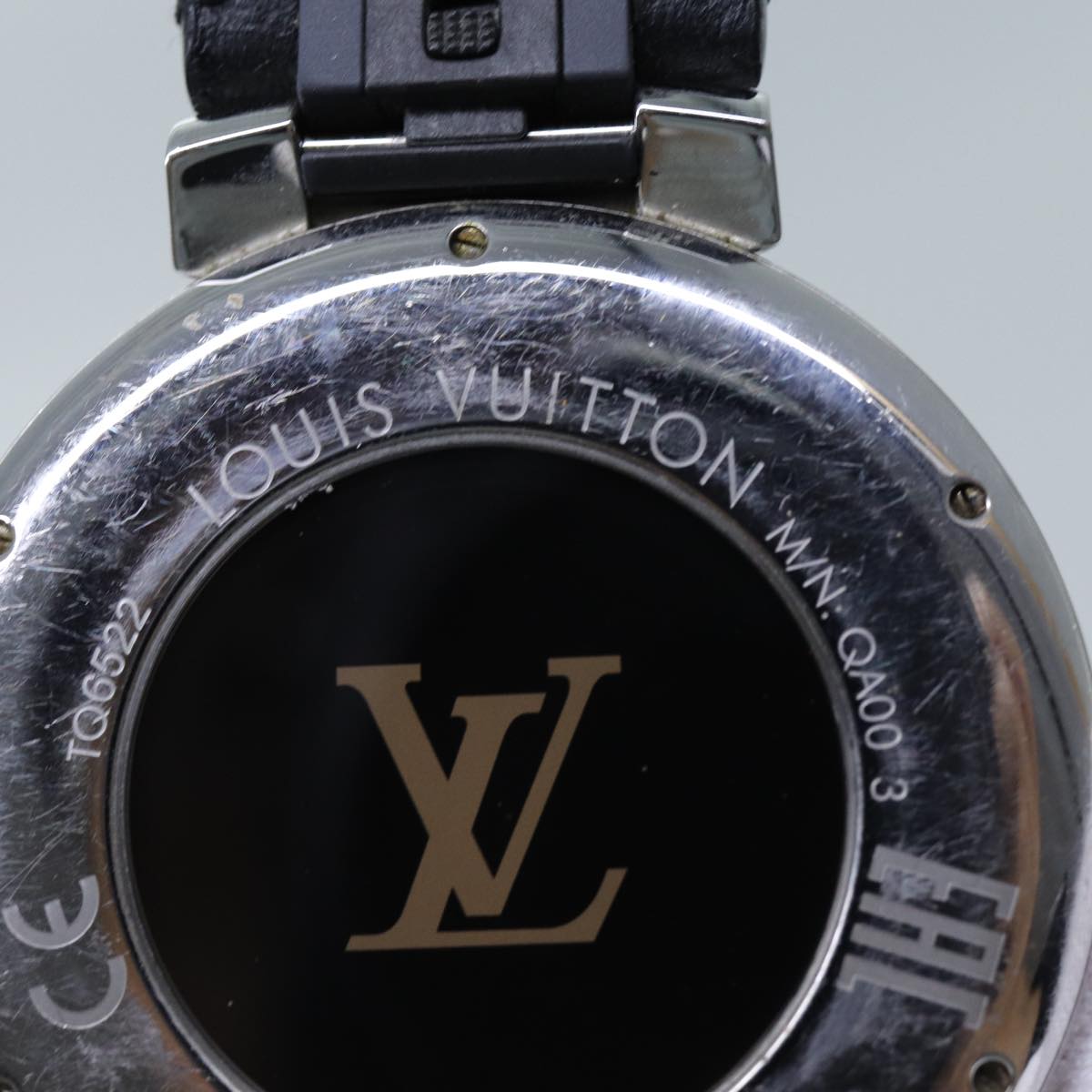 LOUIS VUITTON Monogram Tambour Horizon Digital Smart Watch QA003Z LV Auth am6018