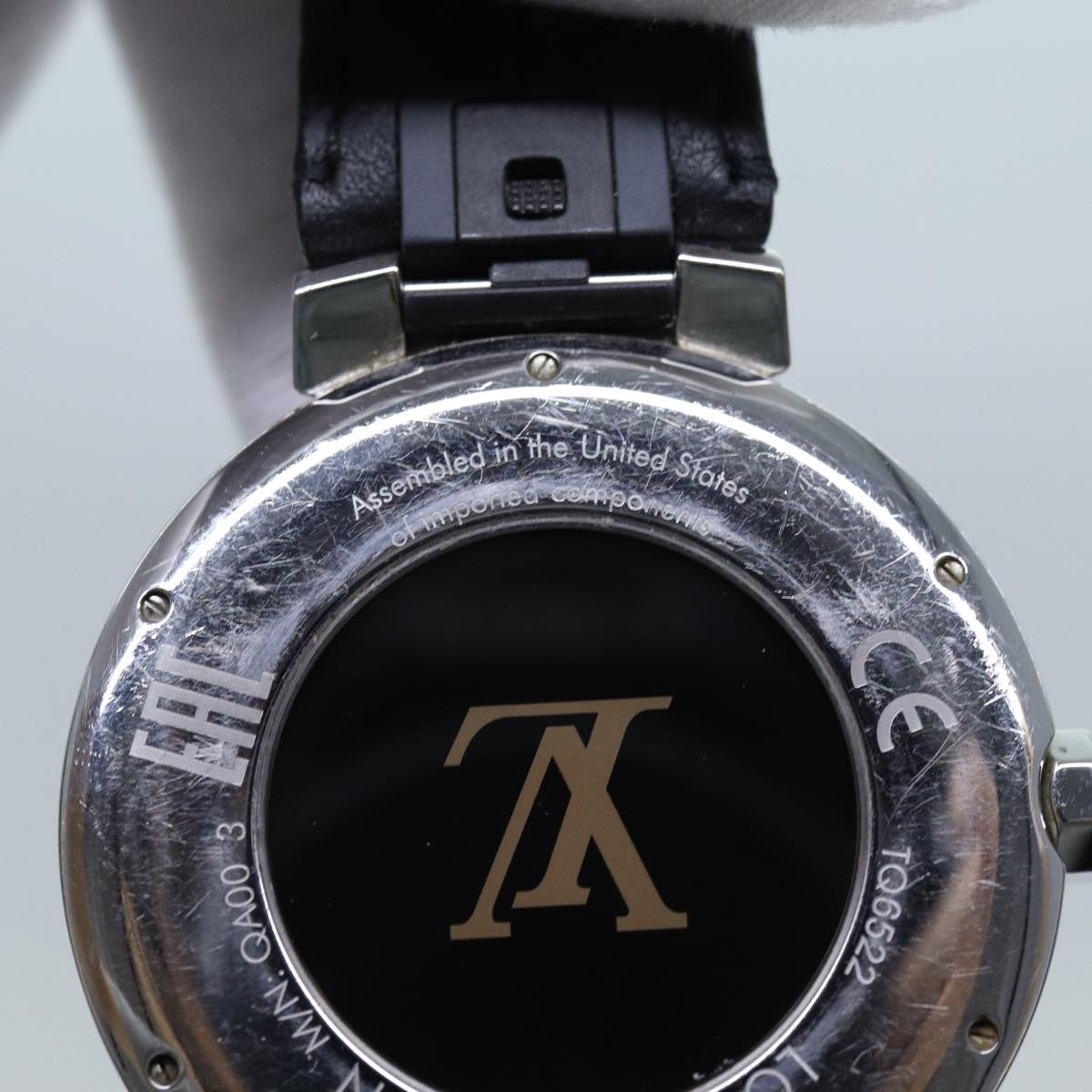 LOUIS VUITTON Monogram Tambour Horizon Digital Smart Watch QA003Z LV Auth am6018