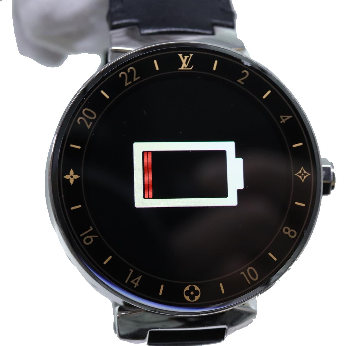LOUIS VUITTON Monogram Tambour Horizon Digital Smart Watch QA003Z LV Auth am6018 - 0