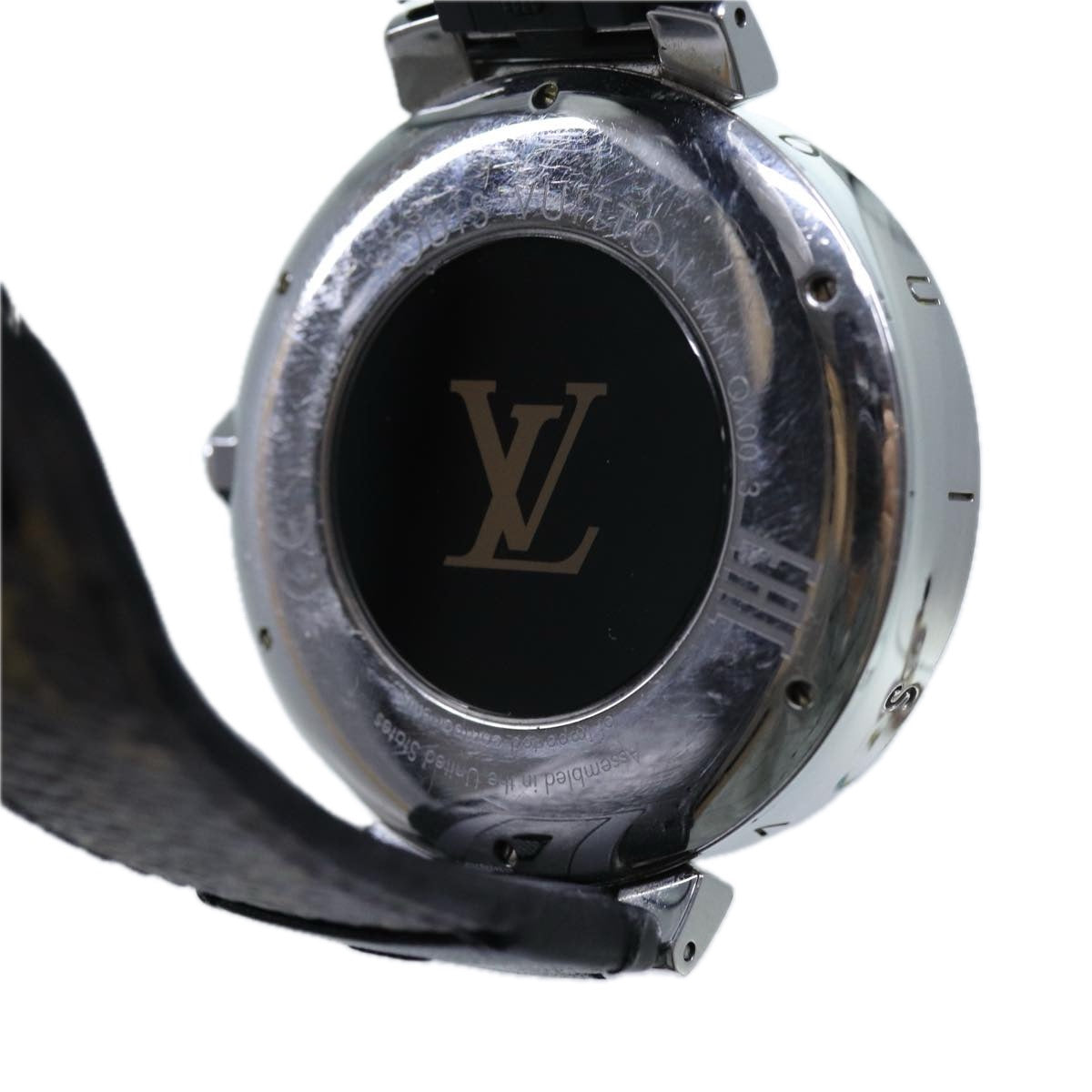 LOUIS VUITTON Monogram Tambour Horizon Digital Smart Watch QA003Z LV Auth am6018