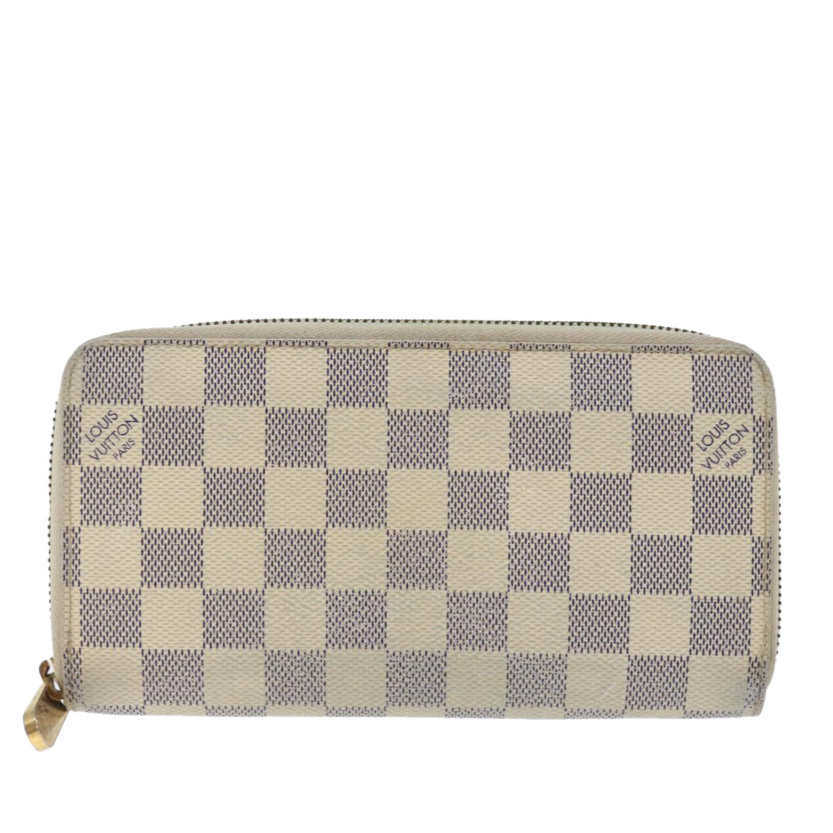 LOUIS VUITTON Damier Azur Zippy Wallet Long Wallet N63503 LV Auth am6023 - 0