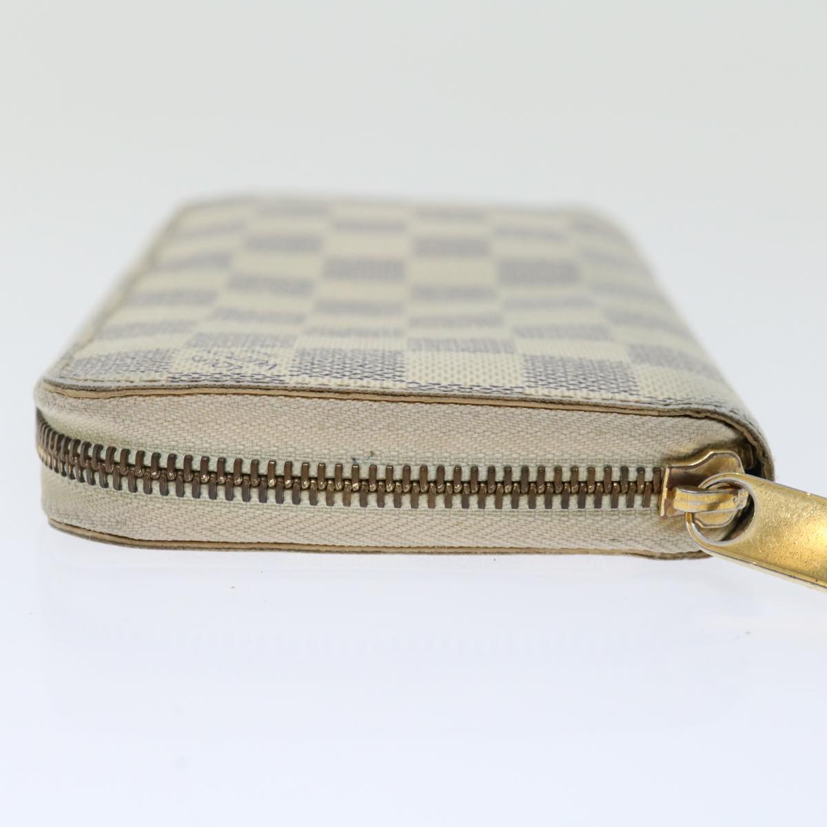 LOUIS VUITTON Damier Azur Zippy Wallet Long Wallet N63503 LV Auth am6023