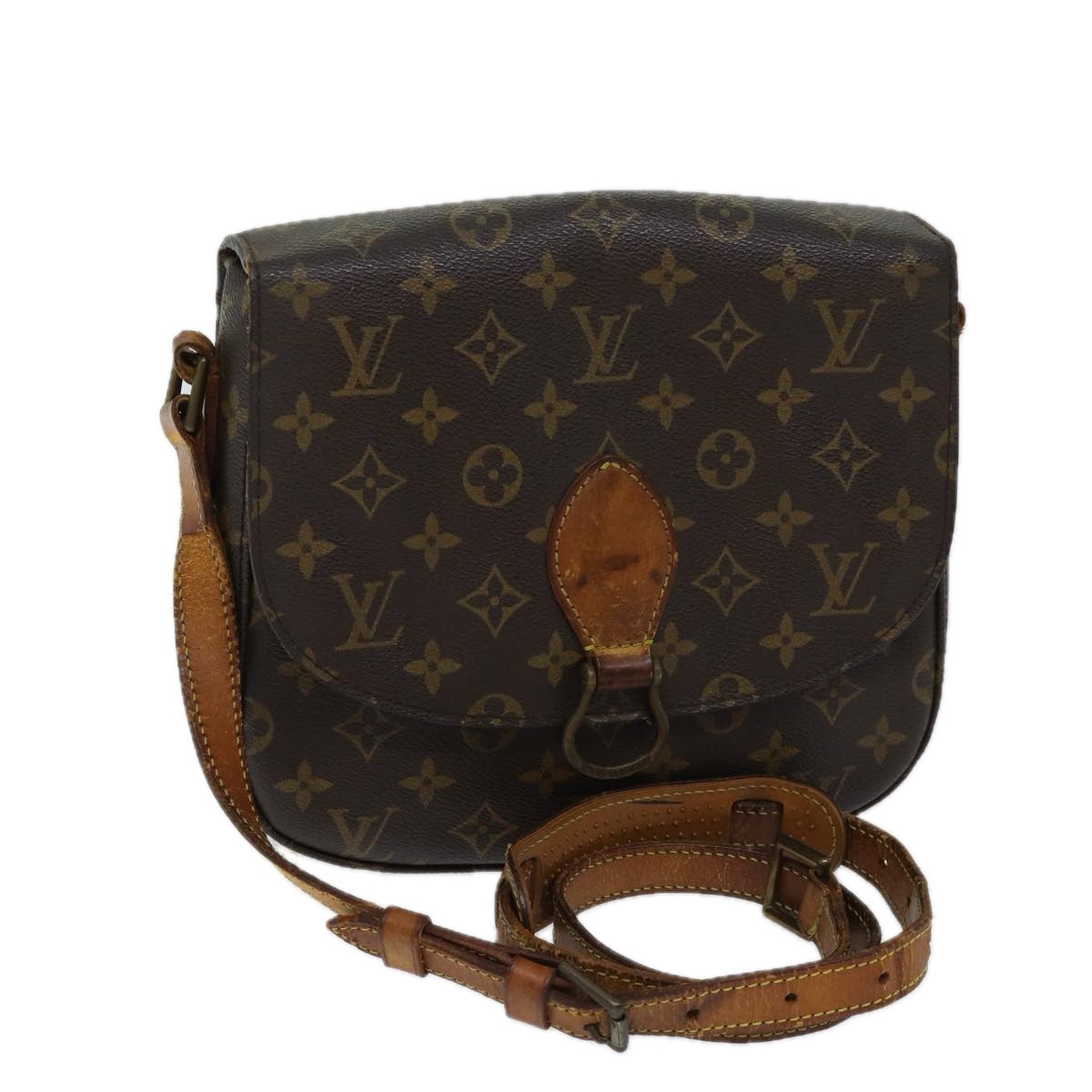 LOUIS VUITTON Monogram Saint Cloud GM Shoulder Bag M51242 LV Auth am6025