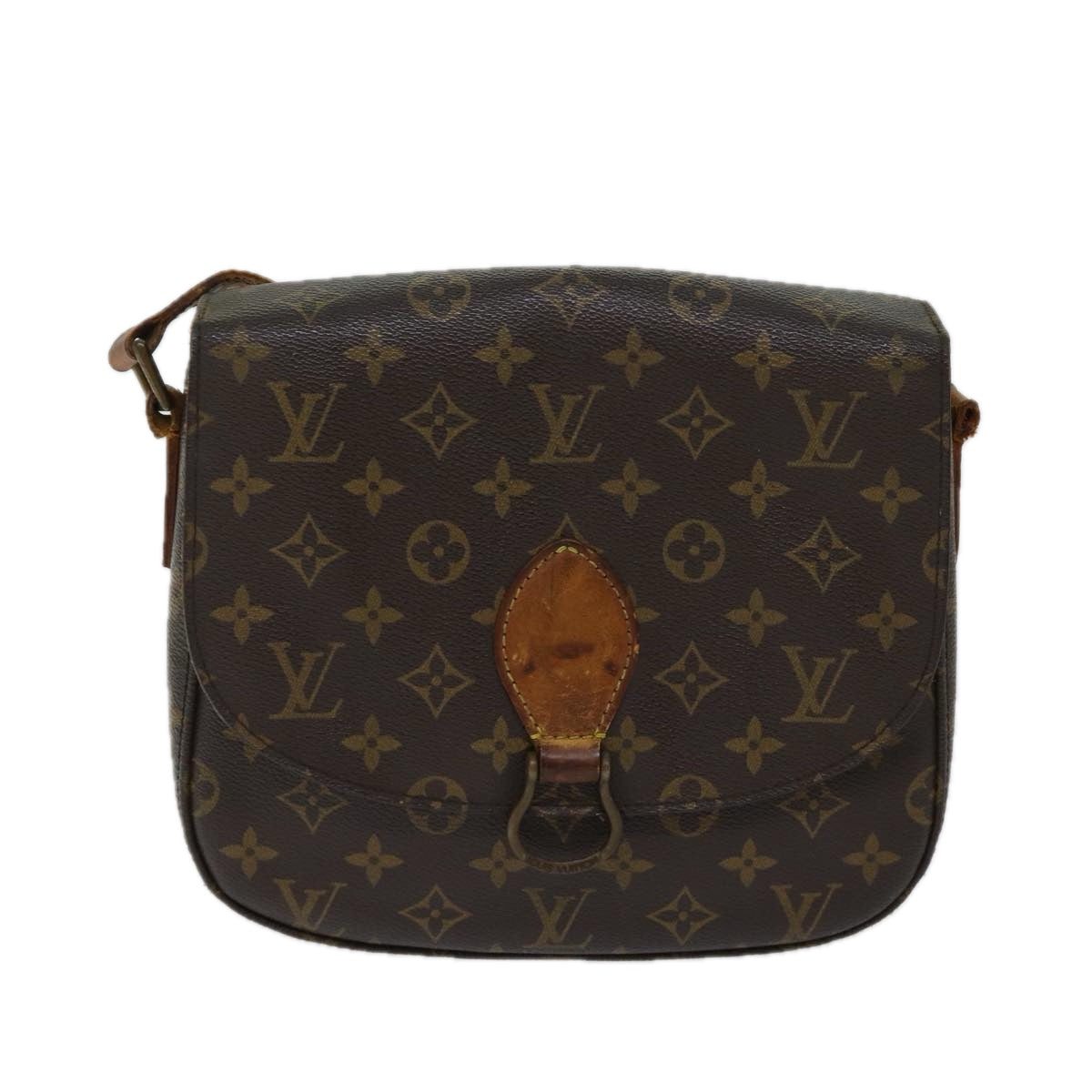 LOUIS VUITTON Monogram Saint Cloud GM Shoulder Bag M51242 LV Auth am6025