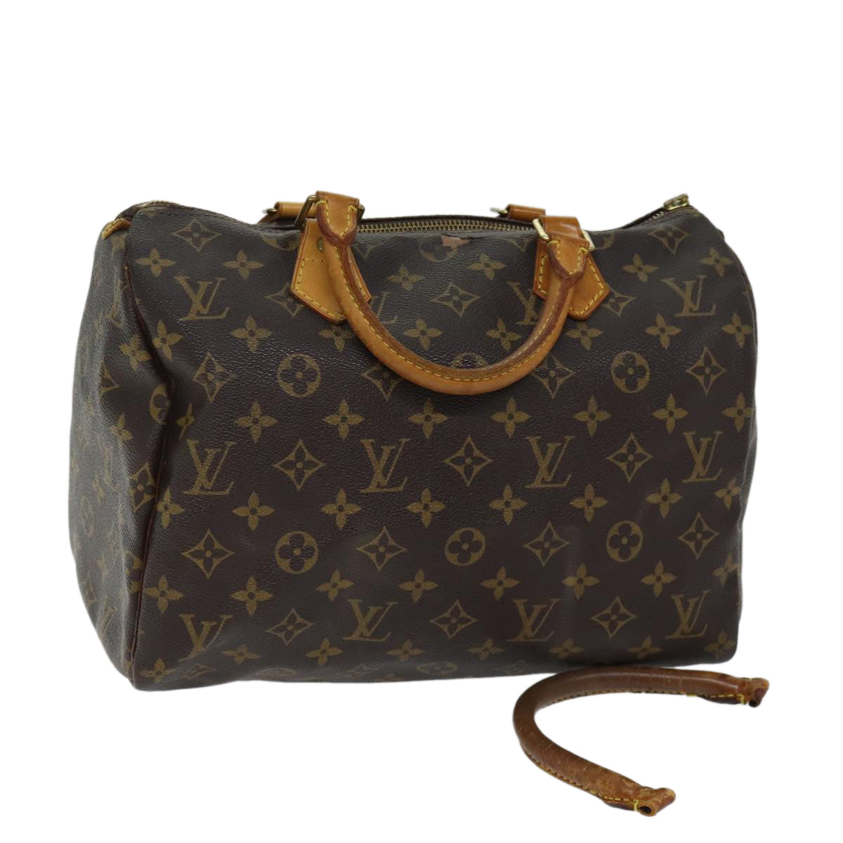 LOUIS VUITTON Monogram Speedy 30 Hand Bag M41526 LV Auth am6031