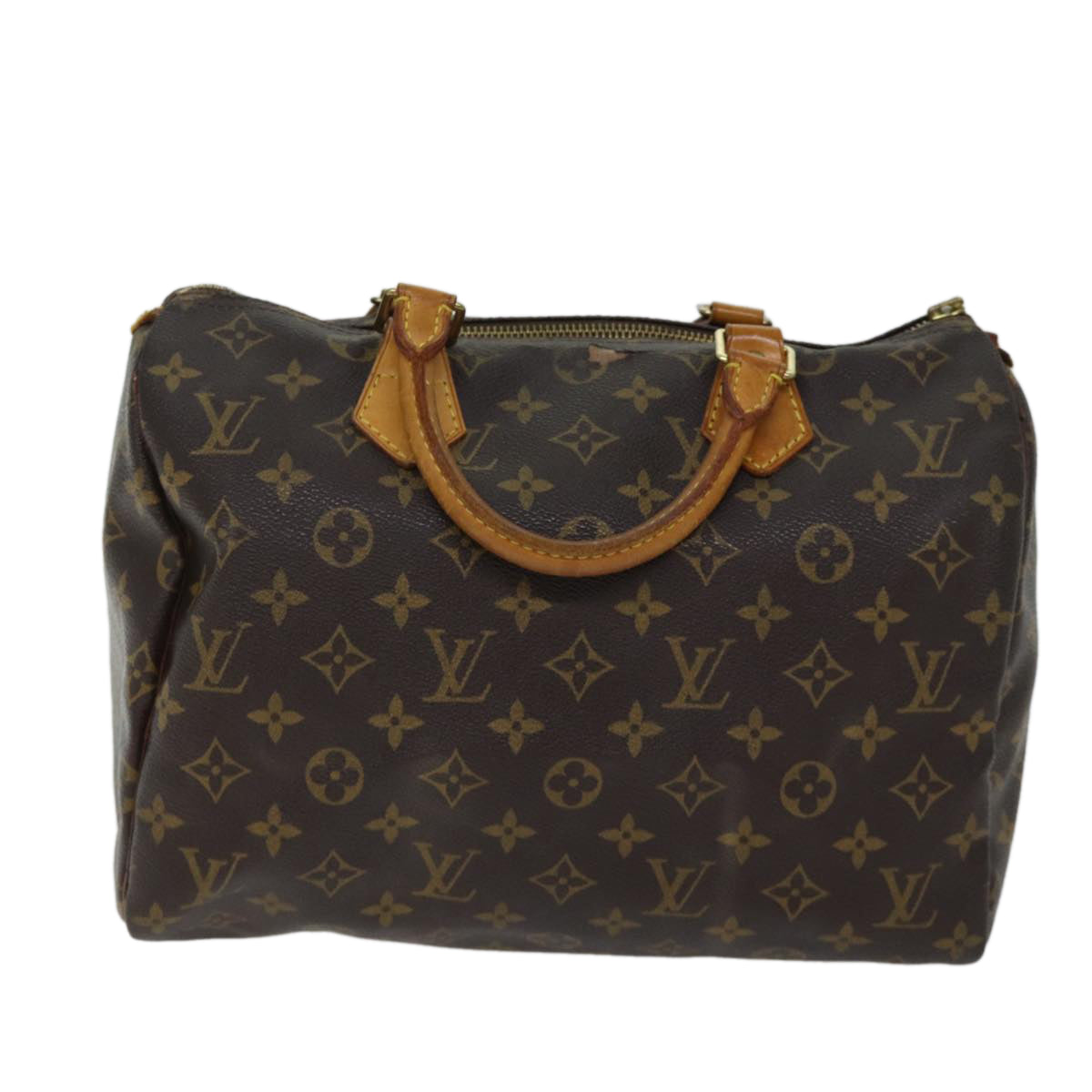 LOUIS VUITTON Monogram Speedy 30 Hand Bag M41526 LV Auth am6031