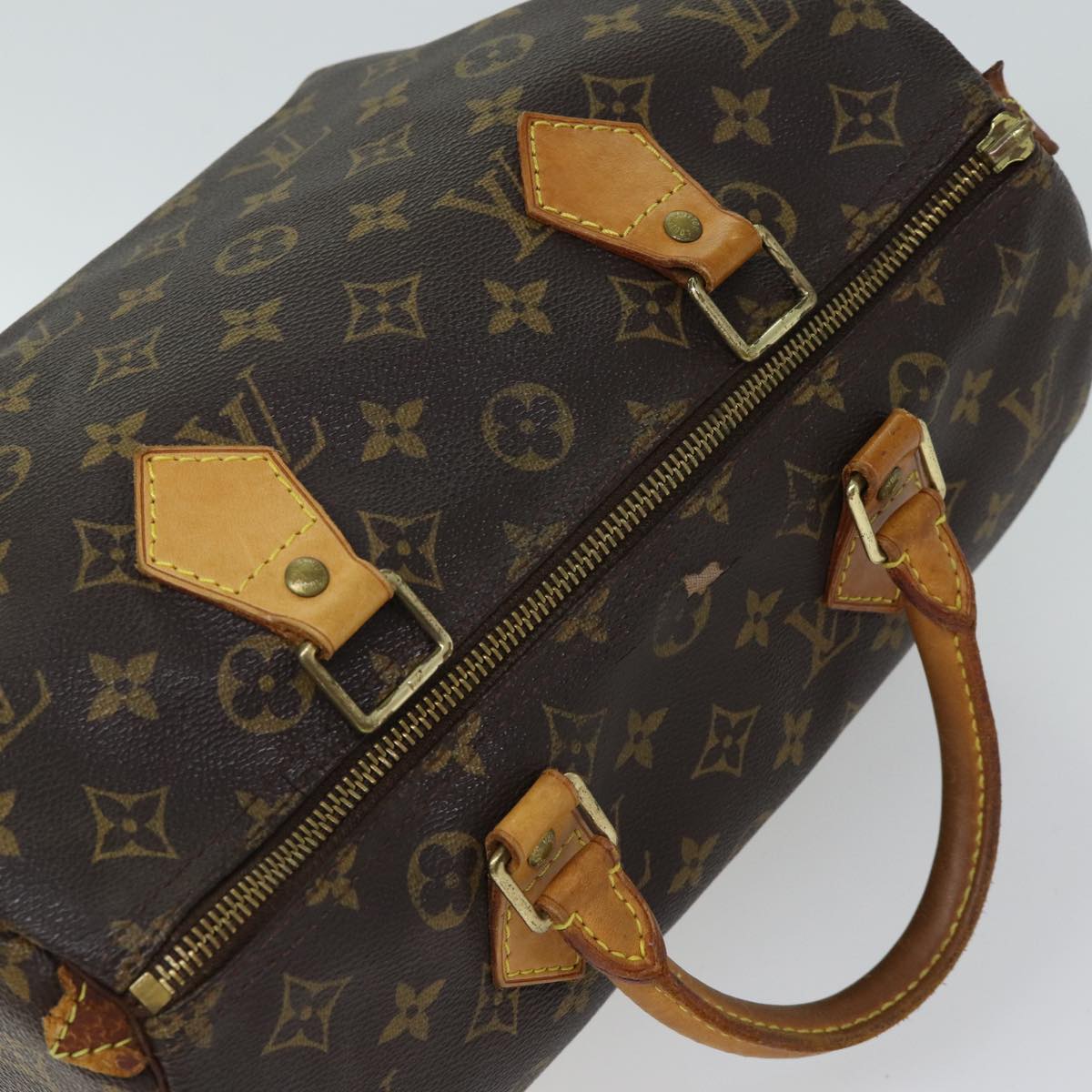 LOUIS VUITTON Monogram Speedy 30 Hand Bag M41526 LV Auth am6031