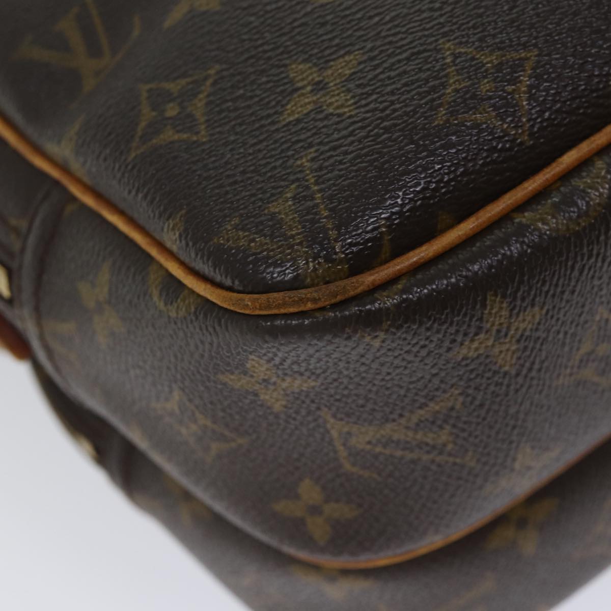 LOUIS VUITTON Monogram Reporter PM Shoulder Bag M45254 LV Auth am6032