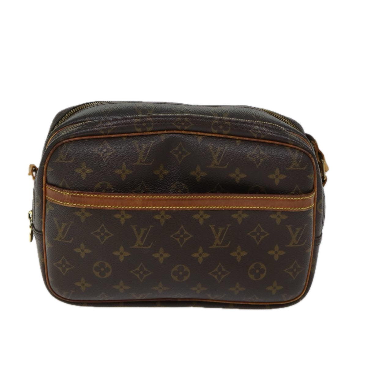 LOUIS VUITTON Monogram Reporter PM Shoulder Bag M45254 LV Auth am6032