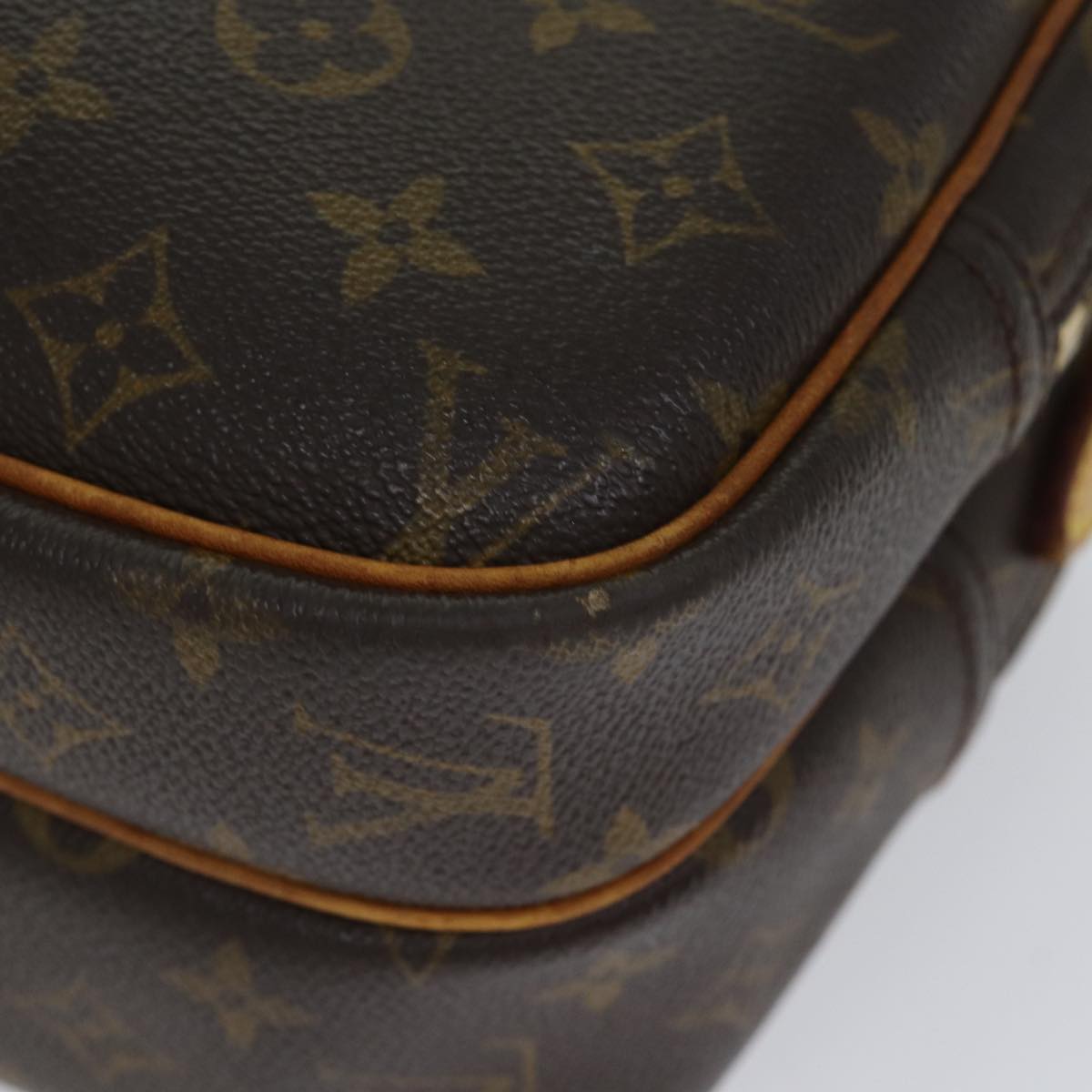 LOUIS VUITTON Monogram Reporter PM Shoulder Bag M45254 LV Auth am6032