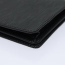 LOUIS VUITTON Epi Porte Cartes Credit Long Wallet Black M63212 LV Auth am6036V-15