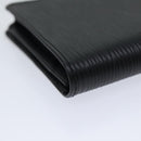 LOUIS VUITTON Epi Porte Cartes Credit Long Wallet Black M63212 LV Auth am6036V-16