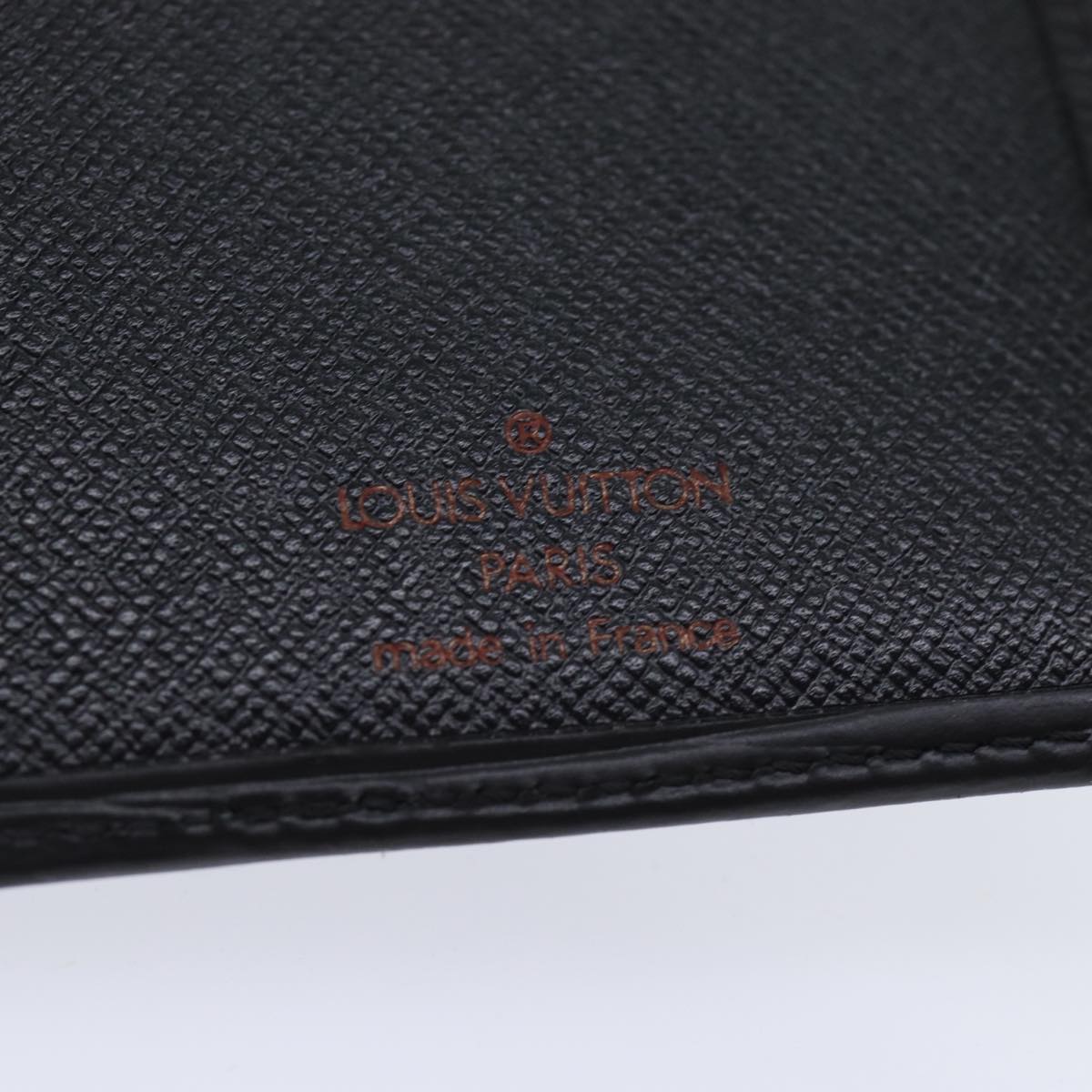 LOUIS VUITTON Epi Porte Cartes Credit Long Wallet Black M63212 LV Auth am6036