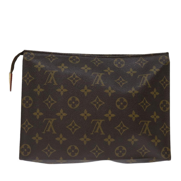 LOUIS VUITTON Monogram Poche Toilette 26 Pouch M47542 LV Auth am6042