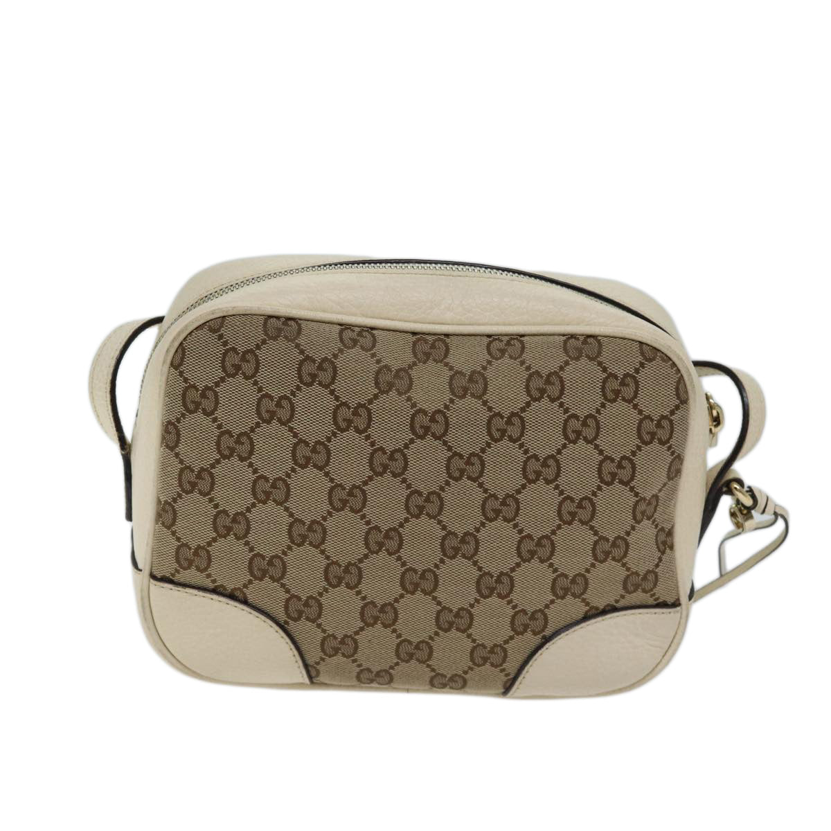 GUCCI GG Canvas Shoulder Bag Outlet Beige 449413 Auth am6051 - 0