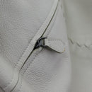 BOTTEGA VENETA INTRECCIATO Hand Bag Leather White 147716 Auth am6052-16