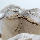 BOTTEGA VENETA INTRECCIATO Hand Bag Leather White 147716 Auth am6052-19