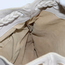 BOTTEGA VENETA INTRECCIATO Hand Bag Leather White 147716 Auth am6052-20