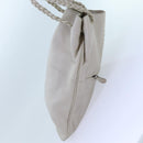 BOTTEGA VENETA INTRECCIATO Hand Bag Leather White 147716 Auth am6052-4