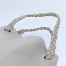 BOTTEGA VENETA INTRECCIATO Hand Bag Leather White 147716 Auth am6052-7