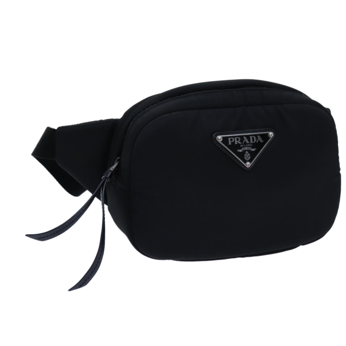 PRADA Body Bag Nylon Black 1BL025 Auth am6061