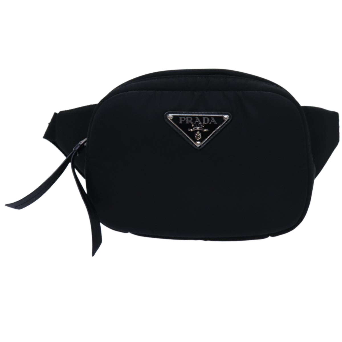 PRADA Body Bag Nylon Black 1BL025 Auth am6061