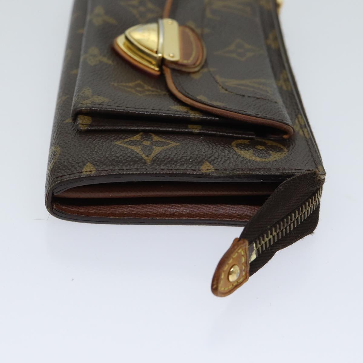 LOUIS VUITTON Monogram Portefeuille Astrid Long Wallet M61781 LV Auth am6064