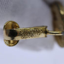 Christian Dior Earring Gold Auth am6078-15