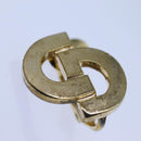 Christian Dior Earring Gold Auth am6078-9