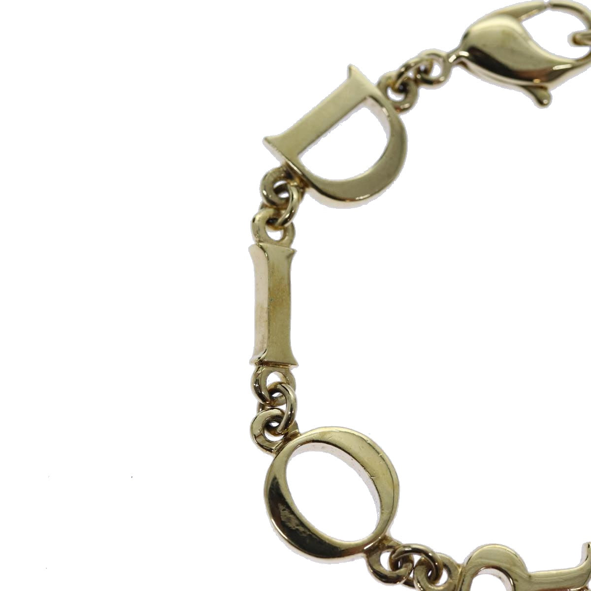 Christian Dior Bracelet Gold Auth am6082