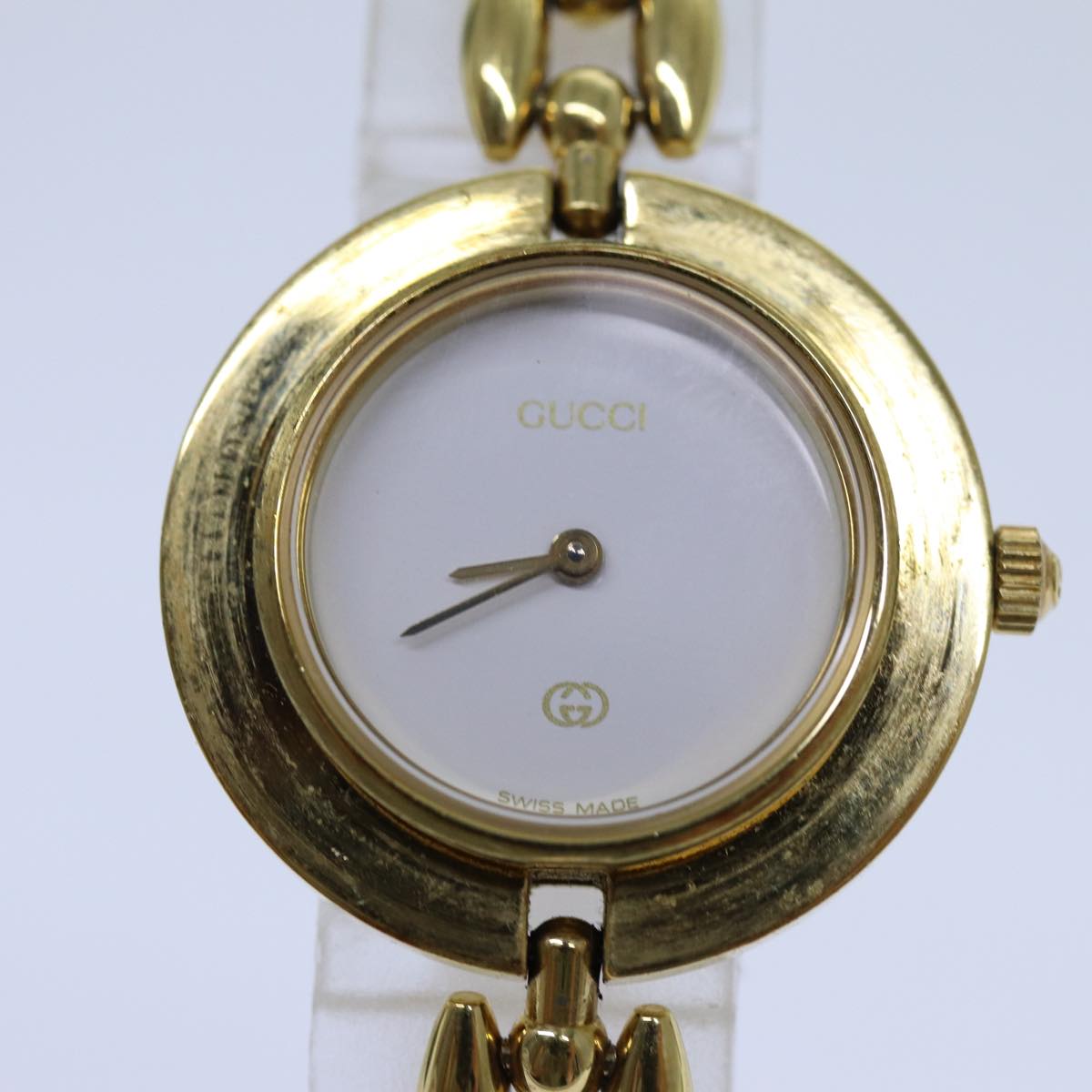 GUCCI Watches metal Gold Auth am6083 - 0