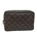 LOUIS VUITTON Monogram Trousse Toilette 23 Clutch Bag M47524 LV Auth am6087-1