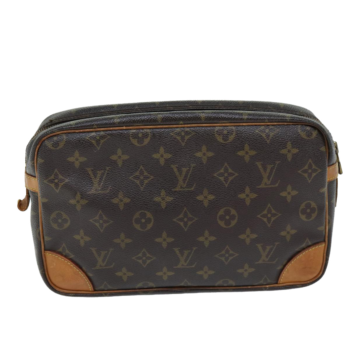 LOUIS VUITTON Monogram Compiegne 28 Clutch Bag M51845 LV Auth am6092 - 0