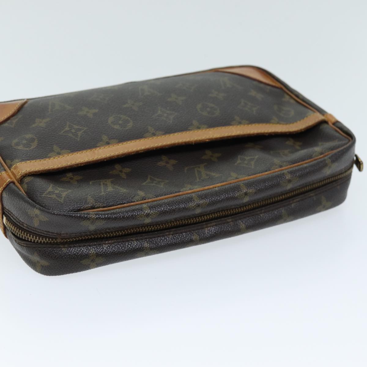 LOUIS VUITTON Monogram Compiegne 28 Clutch Bag M51845 LV Auth am6092