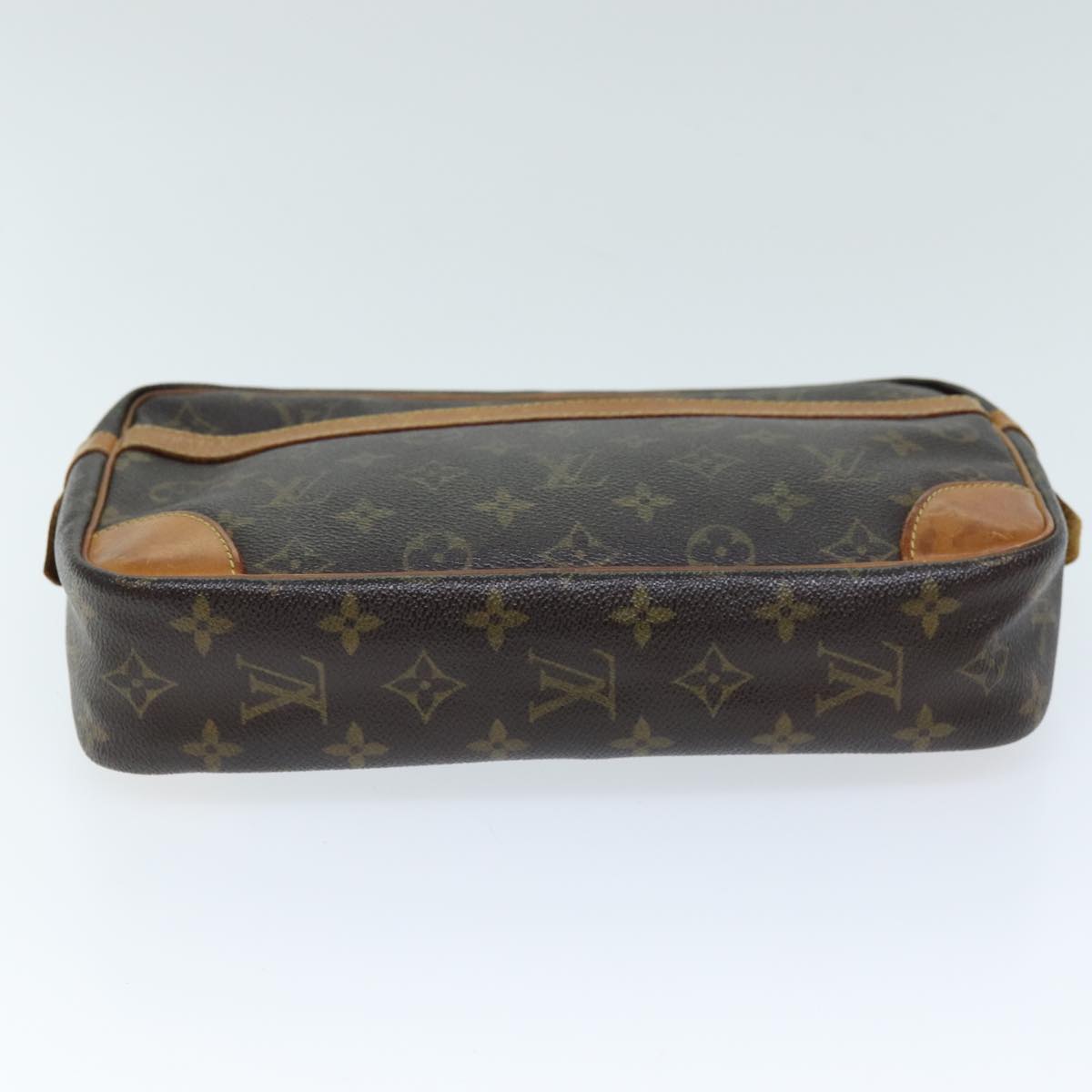 LOUIS VUITTON Monogram Compiegne 28 Clutch Bag M51845 LV Auth am6092