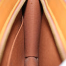 LOUIS VUITTON Epi Pochette Homme Clutch Bag Brown Zipang gold M52528 Auth am6094-18