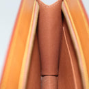 LOUIS VUITTON Epi Pochette Homme Clutch Bag Brown Zipang gold M52528 Auth am6094-19