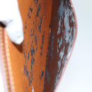 LOUIS VUITTON Epi Pochette Homme Clutch Bag Brown Zipang gold M52528 Auth am6094-11