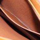 LOUIS VUITTON Epi Pochette Homme Clutch Bag Brown Zipang gold M52528 Auth am6094-10